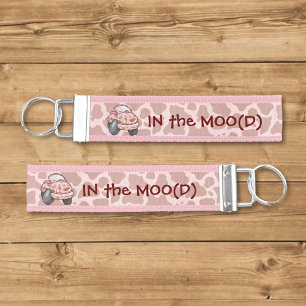 Moo Car Wrist Keychain