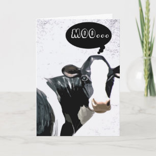 Moo-chas Gracias Letterpress Thank You Card