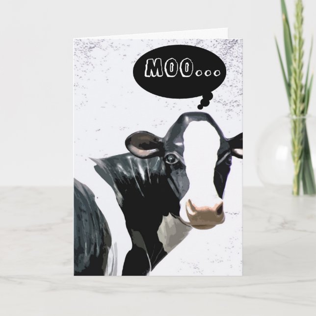Moo-chas Gracias Thank You Card (Front)