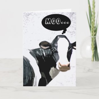 Moo-chas Gracias Thank You Card by PawsitiveDesigns at Zazzle