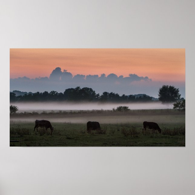 Moo-chigan Sunset Poster (Front)