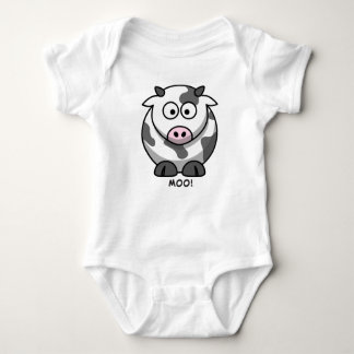 Moo Cow Baby Bodysuit