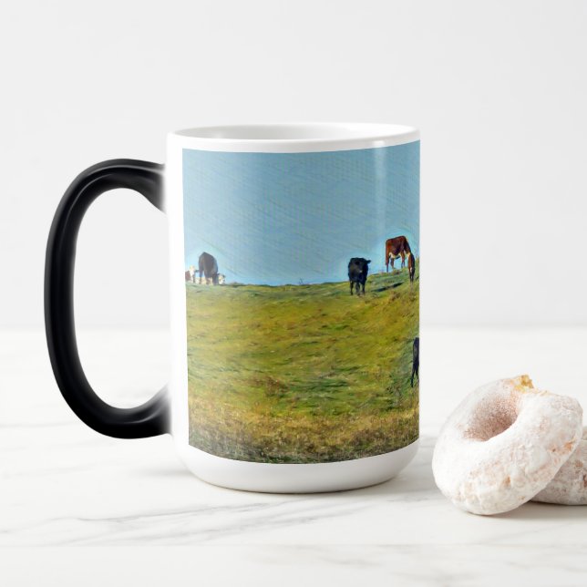 Moo Cow Coffee Mug (With Donut)