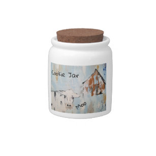 Moo Candy Jars Zazzle