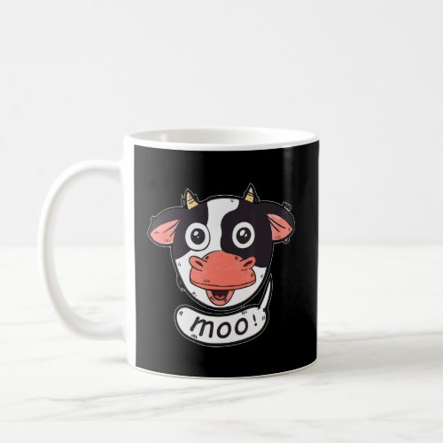 Moo Cow Farming Poultry Animal Farming Farmer Cow  Coffee Mug