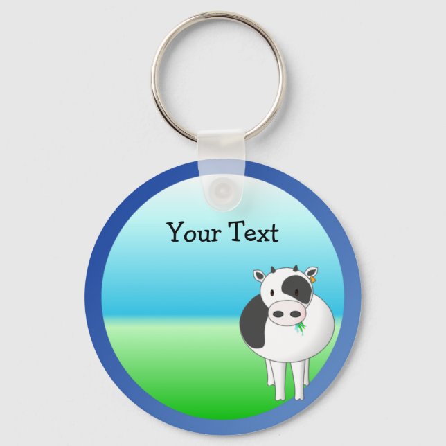 Moo-Cow Keychain (Front)