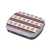 Moo Cow Pattern Jelly Belly Candy Tin (Side)