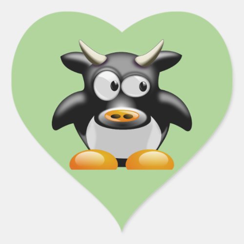 moo cow stickers