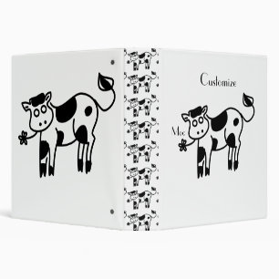 Moo Cow Thunder_Cove  3 Ring Binder