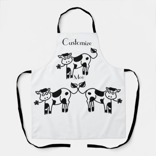 Moo Cow Thunder_Cove  Apron