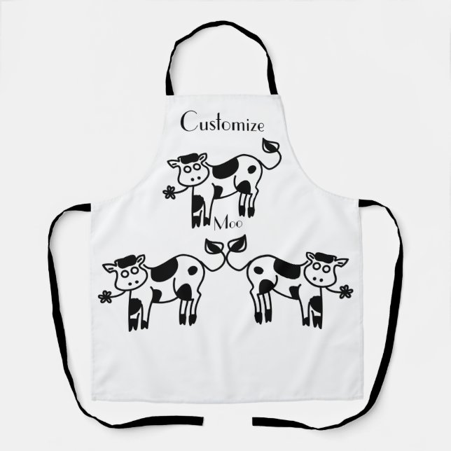 Moo Cow Thunder_Cove  Apron (Front)