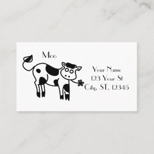 Moo Cow Thunder_Cove Business Card