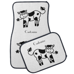 Moo Cow Thunder_Cove   Car Floor Mat