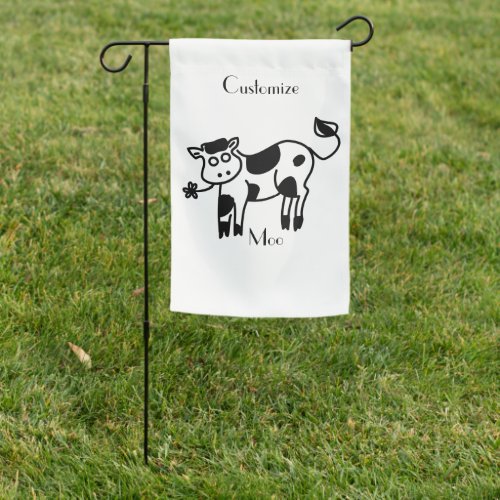 Moo Cow Thunder_Cove Garden Flag