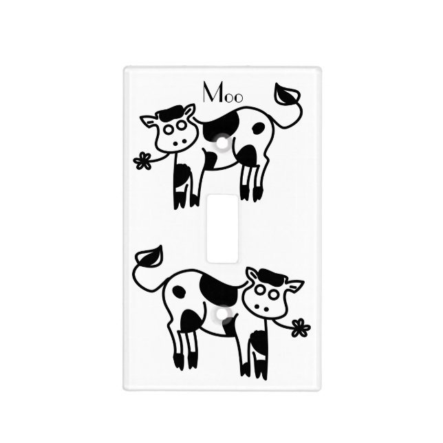 Moo Cow Thunder_Cove  Light Switch Cover (Front)