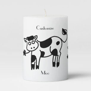 Moo Cow Thunder_Cove Pillar Candle