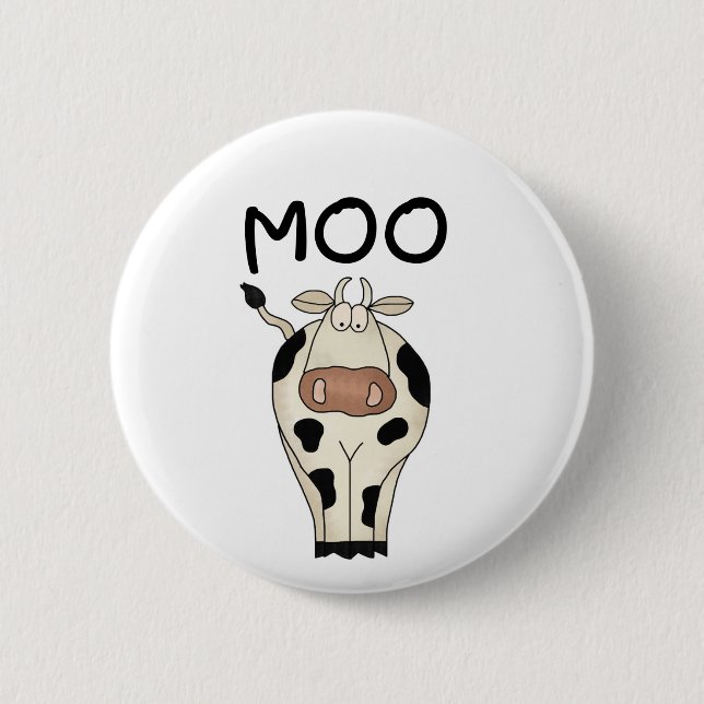 Moo Cow Tshirts and Gifts Pinback Button (Front)