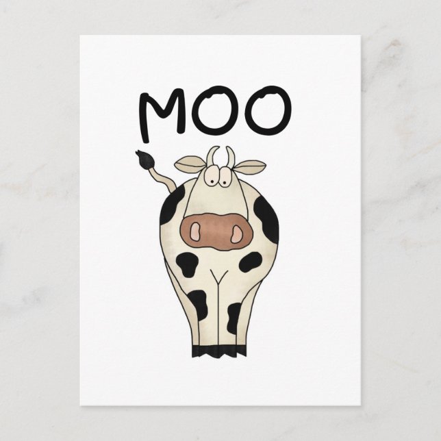 Moo Cow Tshirts and Gifts Postcard (Front)