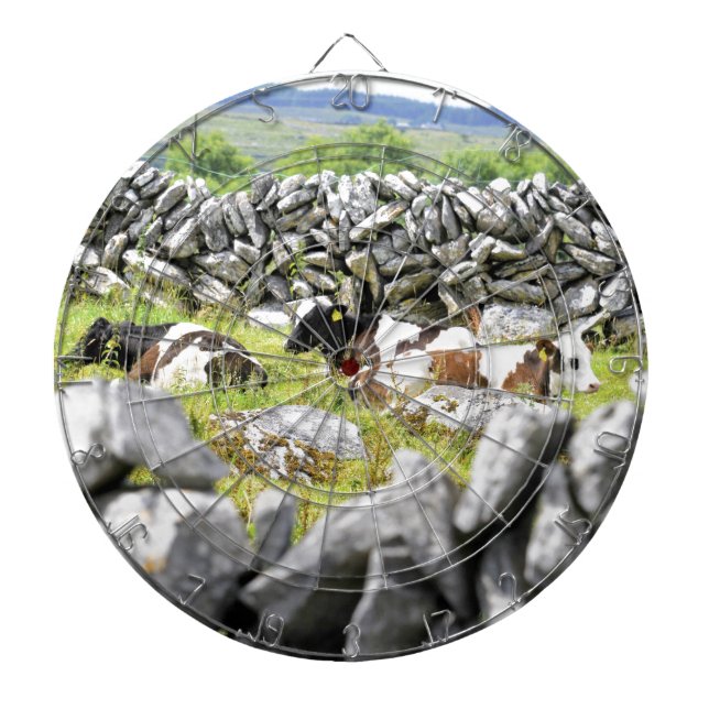 Moo Cows Dartboard With Darts (Front)