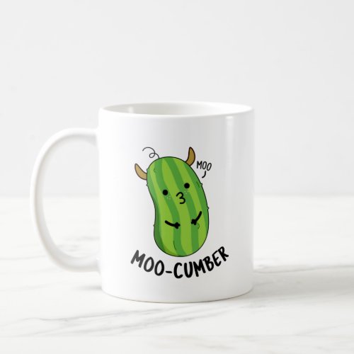 Moo_cumber Funny Veggie Cucumber Pun  Coffee Mug