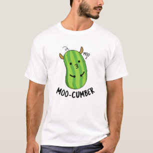 Moo-cumber Funny Veggie Cucumber Pun T-Shirt