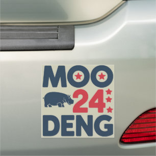 Moo Deng 2024 Moo Deng Moo Deng Cute Baby Hippo Car Magnet