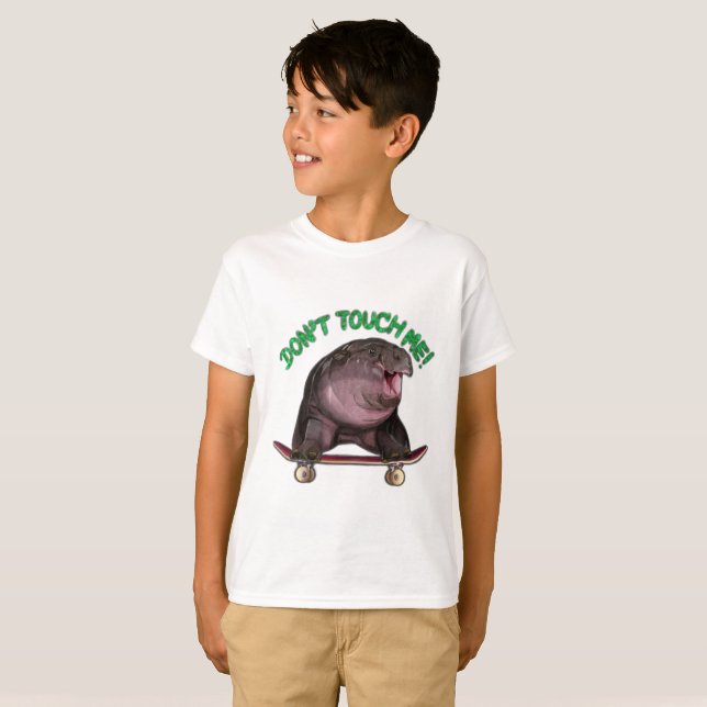 Moo Deng, a hippo from Thailand T-Shirt (Front Full)