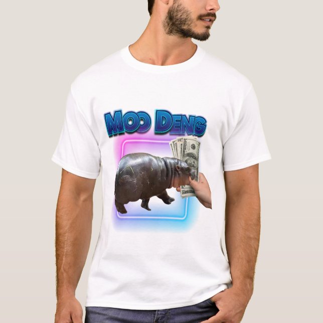 Moo Deng Bootleg Rap Shirt | Moo Deng Shirt (Front)
