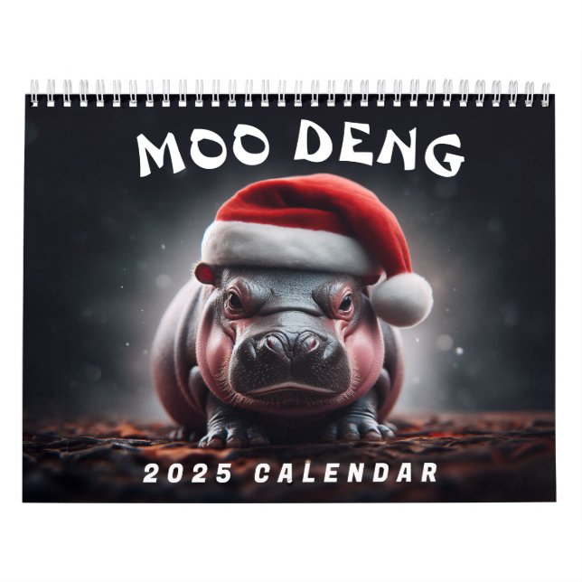 Moo Deng Calendar (Cover)