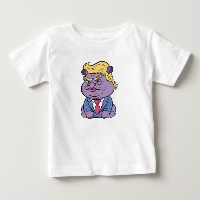 Moo Deng For Trump Shirts, Donald Trump 2024 Baby T-Shirt (Front)