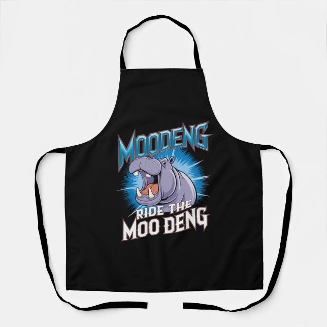 MOO DENG Hippo Ride The MOO DENG Apron (Front)