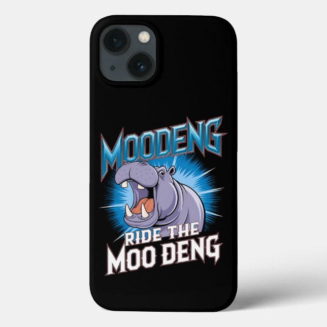 MOO DENG Hippo Ride The MOO DENG Case-Mate iPhone Case (Back)