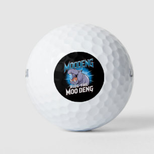 MOO DENG Hippo Ride The MOO DENG Golf Balls