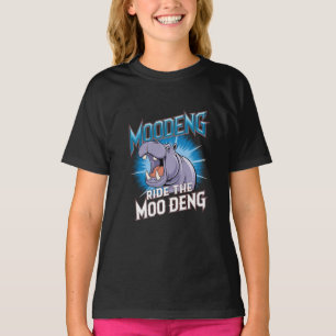 MOO DENG Hippo Ride The MOO DENG T-Shirt