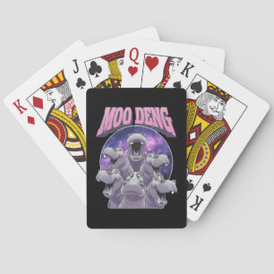 MOO-DENG THE FAMOUS BABY PIGMY HIPPO MOODENG POKER CARDS