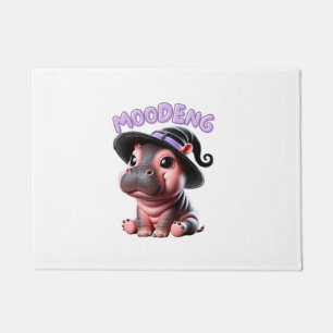 Moo-Deng Witch Halloween Hippo Cute Baby Pygmy Hip Doormat