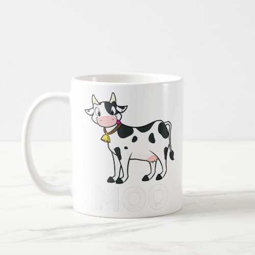 Moo _ Funny Cow Lover Famer Cattle Ranch Dairy Far Coffee Mug