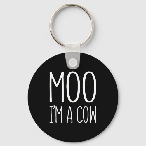 Moo Im A Cow Gift Keychain
