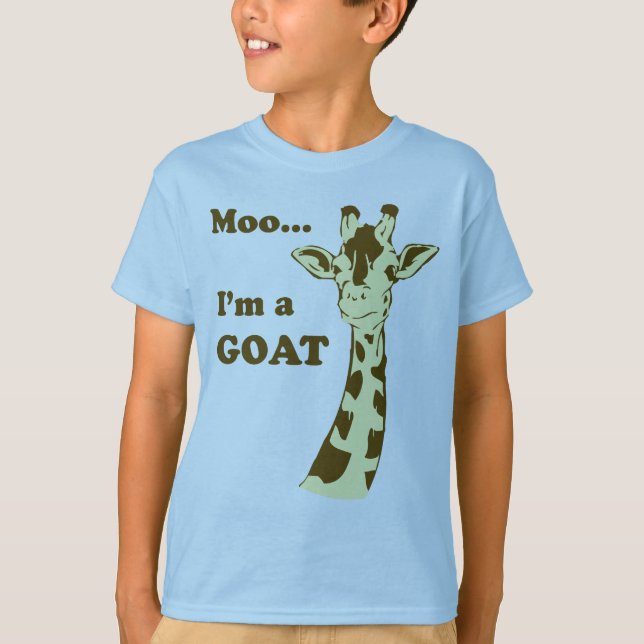 Moo...I'm a GOAT Kids Shirt (Front)