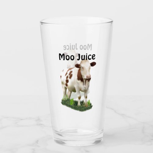 Moo Juice Glass