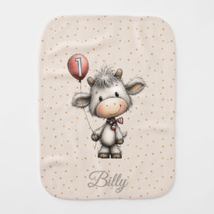 Moo Magic: Age One Edition! Baby Burp Cloth