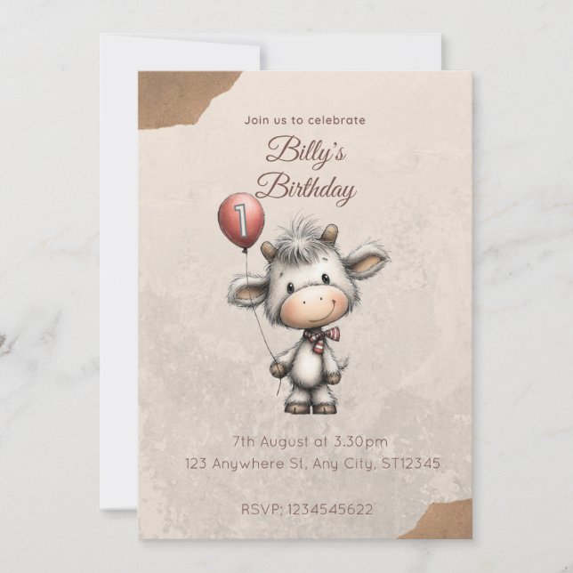 Moo Magic: Age One Edition! Invitation (Front)