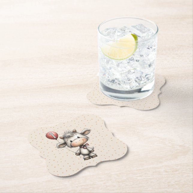 Moo Magic: Age One Edition! Paper Coaster (Insitu)