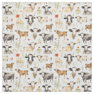Moo Magic: Whimsy Cow Fabric