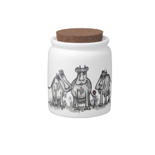 Moo, Moo, Moo Cow Childrens Candy Jar