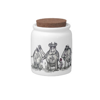 Moo, Moo, Moo Cow Childrens Candy Jar