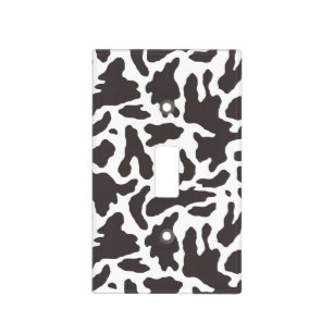 Moo Mood Cow Print Light Switch Cover