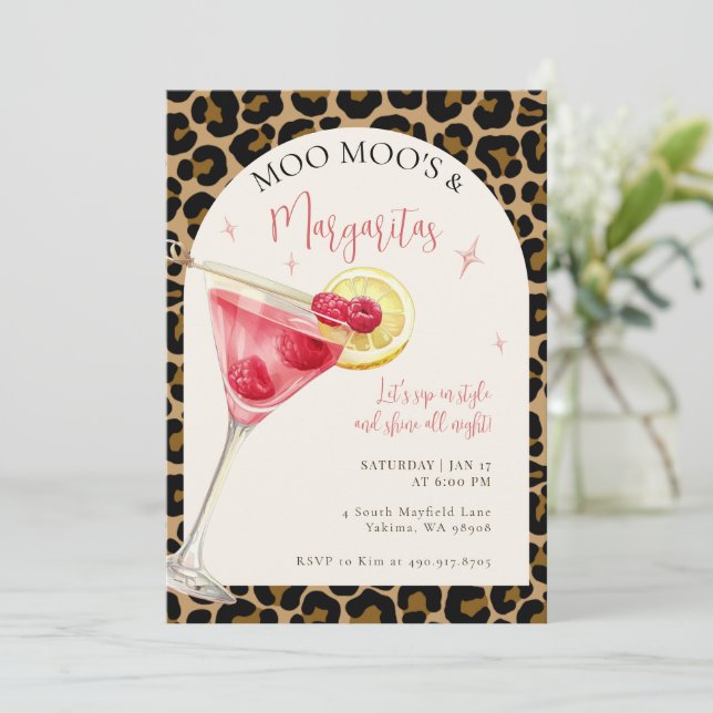 moo moo dress party invitations Moo Moos And Margaritas Party Invitation