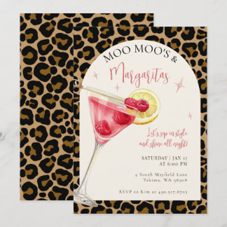 Moo Moos And Margaritas Party Invitation