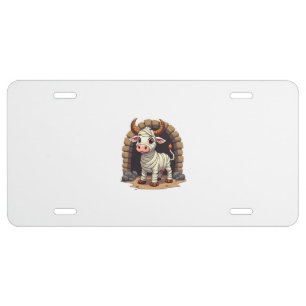 Moo-Mummy Returns License Plate